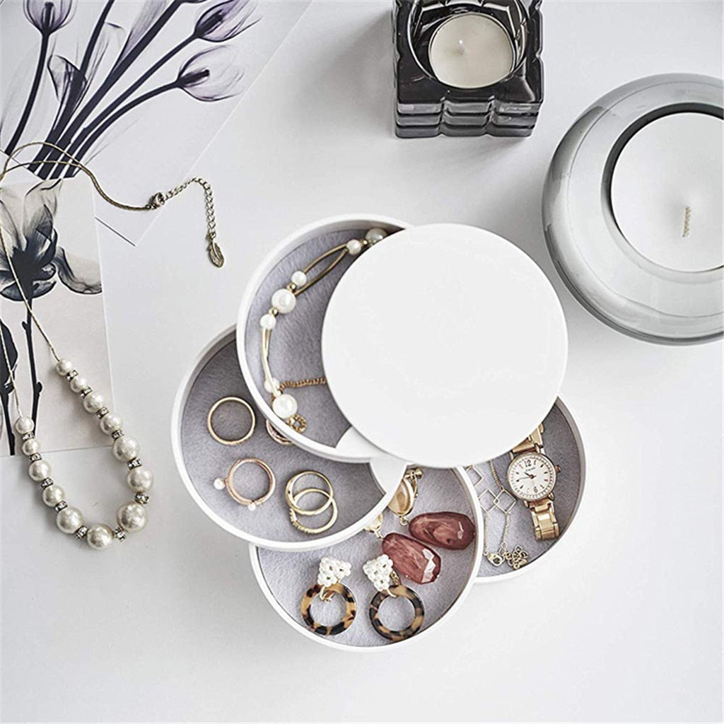 Orvella Rotating Organizer – Stylish Jewelry Holder