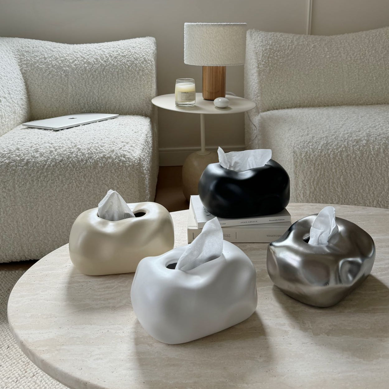Nimbus Élite Ceramic Tissue Box – Stylish Statement for the Home