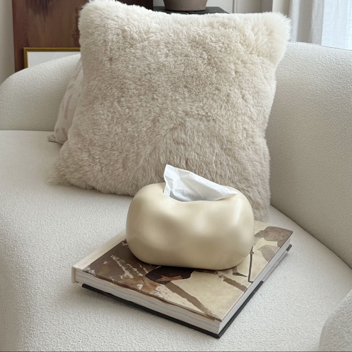 Nimbus Élite Ceramic Tissue Box – Stylish Statement for the Home