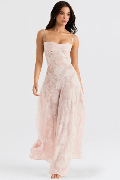 Kyndall women's maxi dress with open back