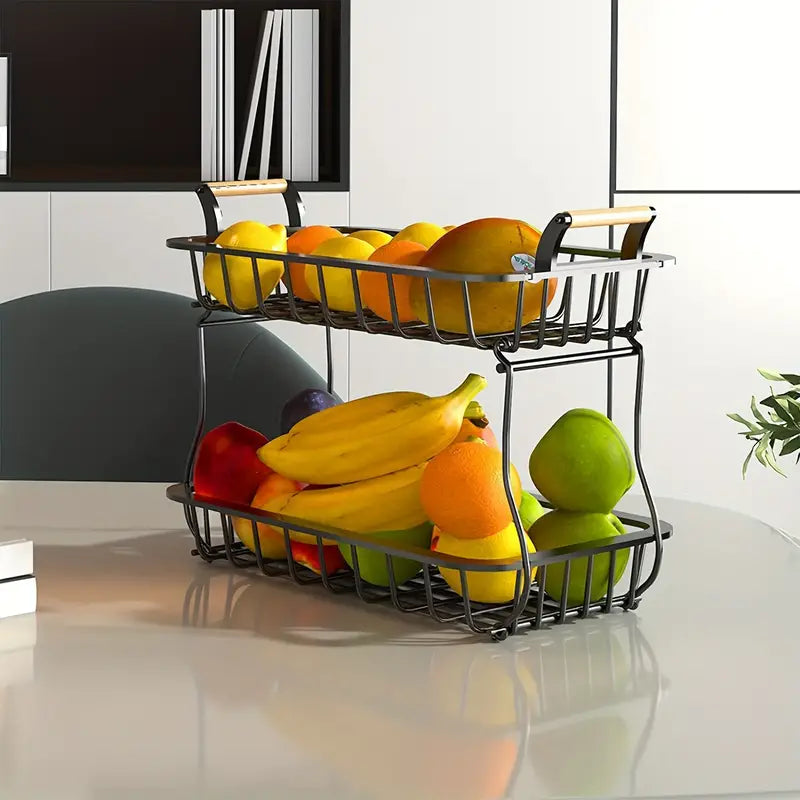 Vitaria Élite Fruit Organizer – Two-Tier Design for a Stylish Kitchen