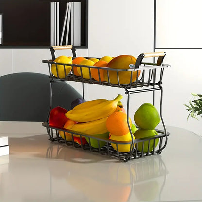 Vitaria Élite Fruit Organizer – Two-Tier Design for a Stylish Kitchen