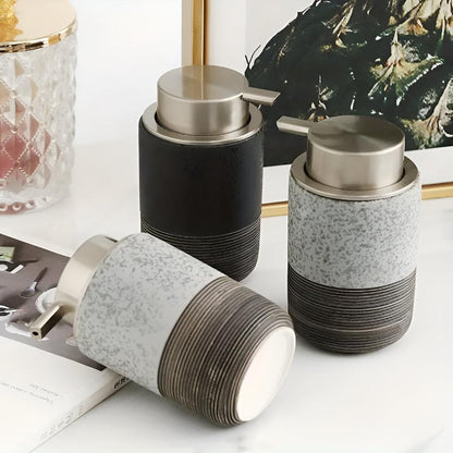 Lunara Matte Ceramic Soap Dispenser – Sleek & Modern Design for Kitchen and Bath