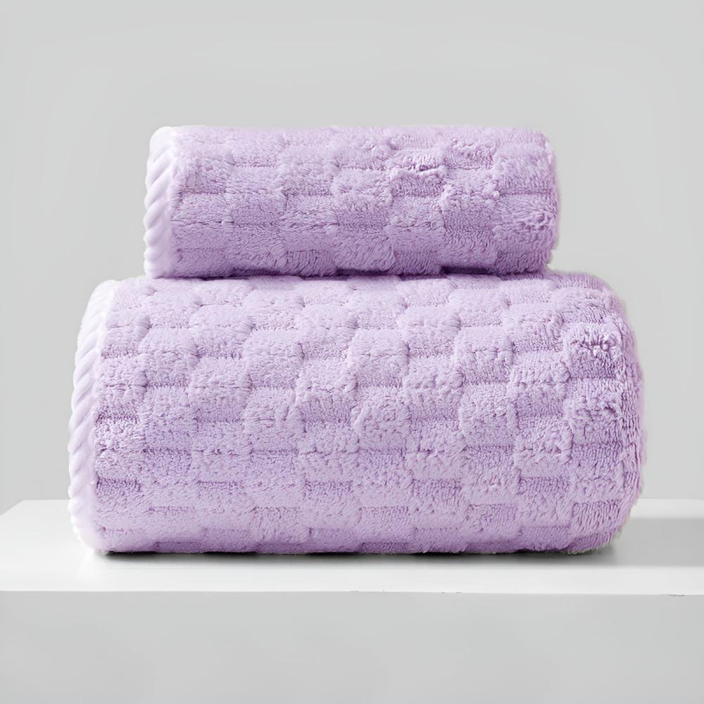 Luvoa Fleece Towel Set – Soft & Luxurious for Everyday Use