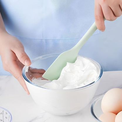 6-Piece Baking Helper Set Made of Heat-Resistant Silicone with Spatula, Macaron Spatula, and Silicone Brush