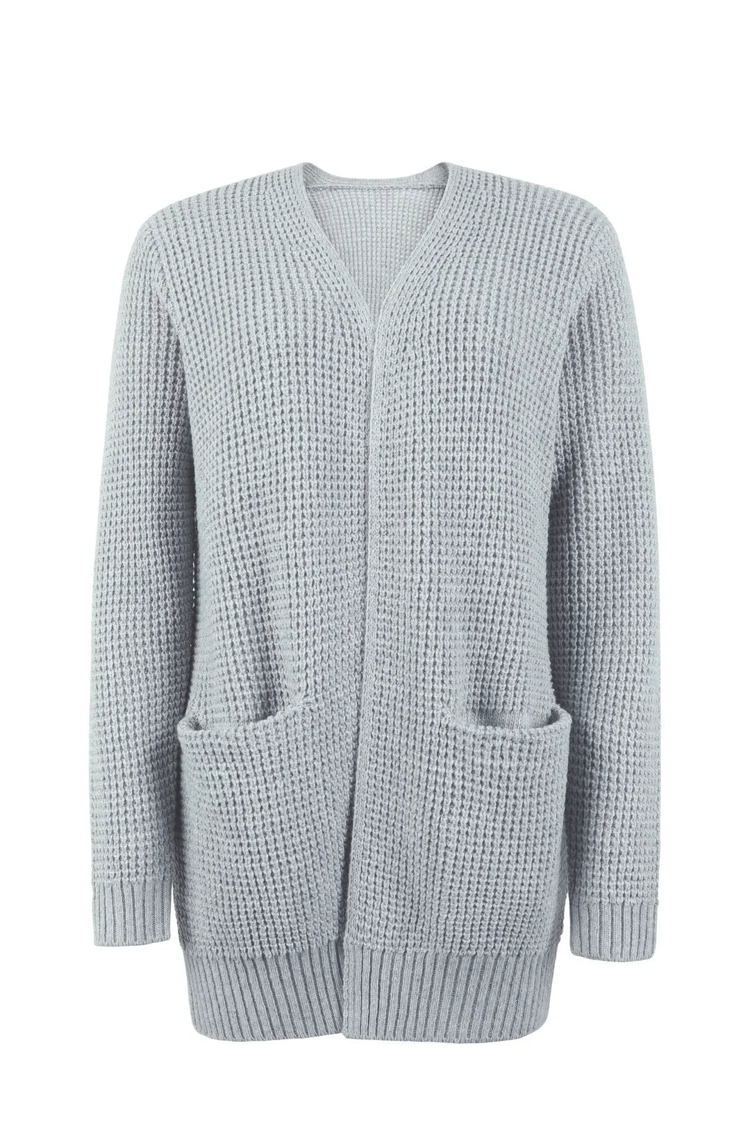 Women's cardigan with long sleeves and open front
