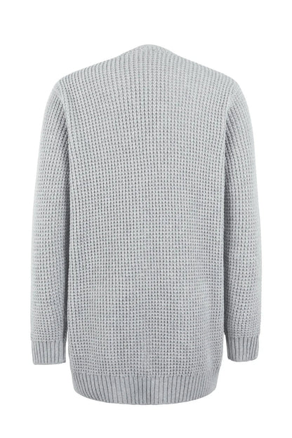 Women's cardigan with long sleeves and open front