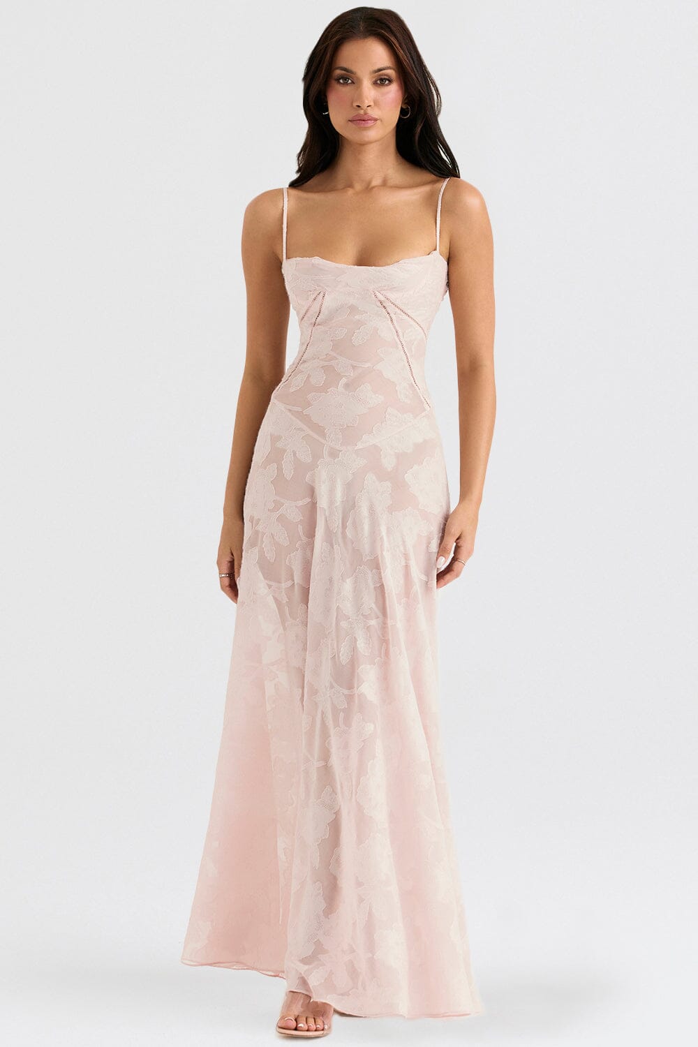 Kyndall women's maxi dress with open back