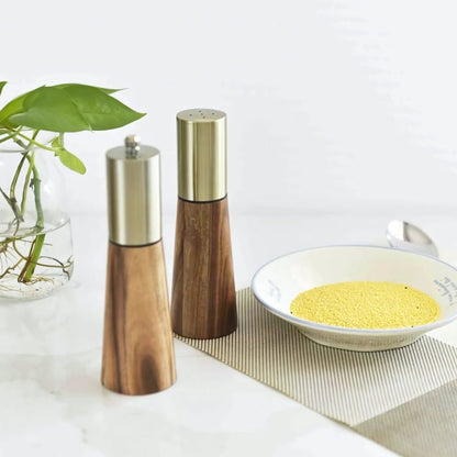 Aurora Wooden Spice Mill – Precise Grinding with Style