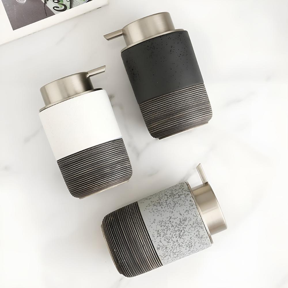 Lunara Matte Ceramic Soap Dispenser – Sleek & Modern Design for Kitchen and Bath