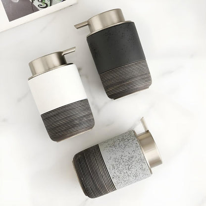 Lunara Matte Ceramic Soap Dispenser – Sleek & Modern Design for Kitchen and Bath