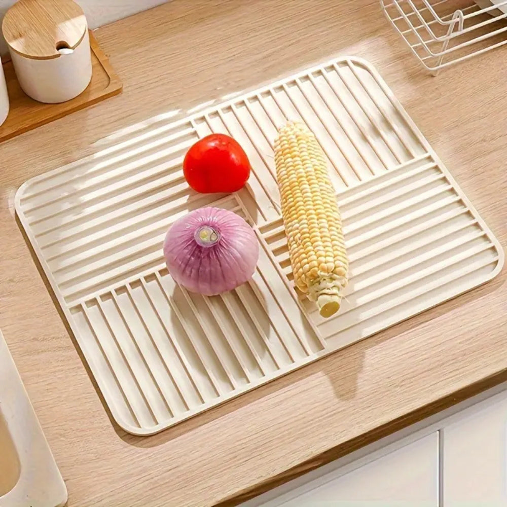 FlexiGrip Premium Silicone Drying Mat – Multifunctional & Space-Saving
