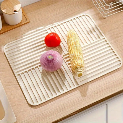FlexiGrip Premium Silicone Drying Mat – Multifunctional & Space-Saving