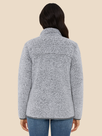 Women's fleece jacket with zipper