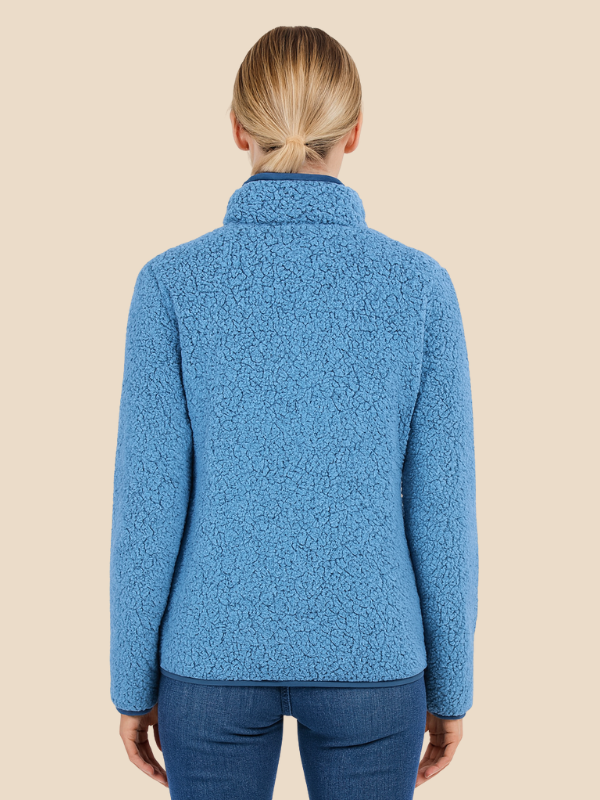 Women's fleece jacket with zipper
