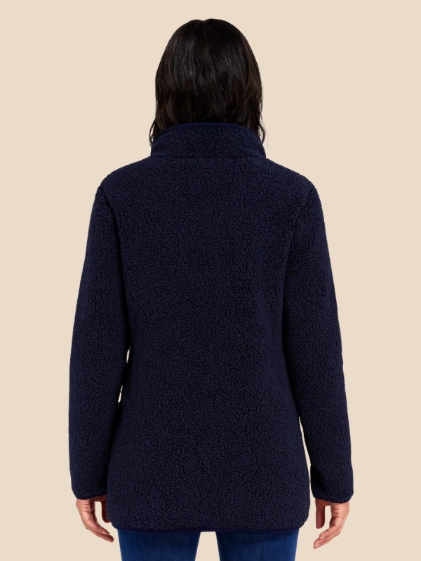 Women's fleece jacket with zipper