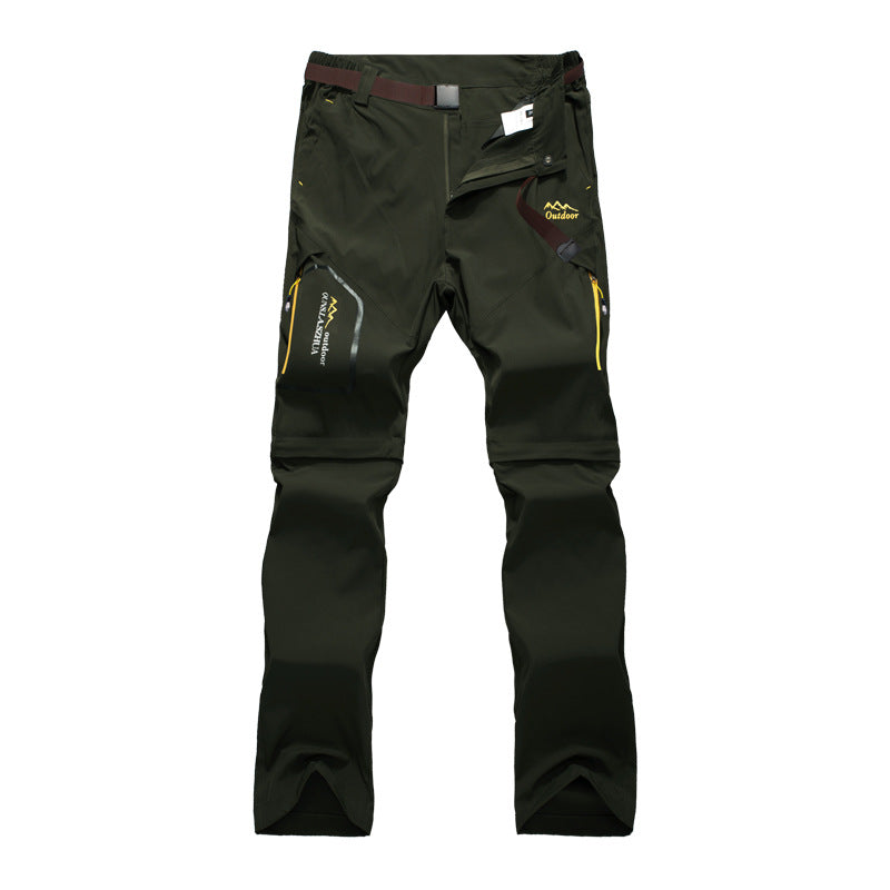 2-in-1 Zip-Off Hiking Pants, Quick-Drying & Windproof