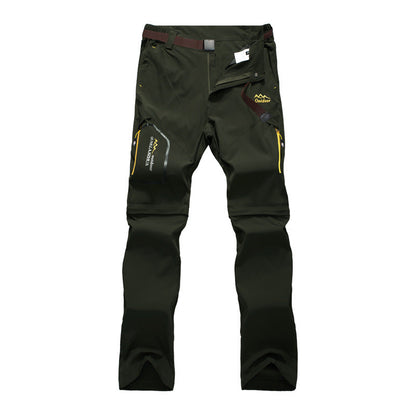 2-in-1 Zip-Off Hiking Pants, Quick-Drying & Windproof
