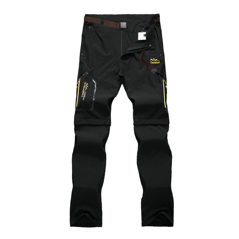 2-in-1 Zip-Off Hiking Pants, Quick-Drying & Windproof