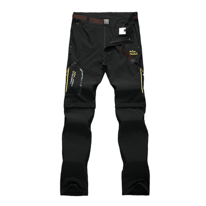 2-in-1 Zip-Off Hiking Pants, Quick-Drying & Windproof