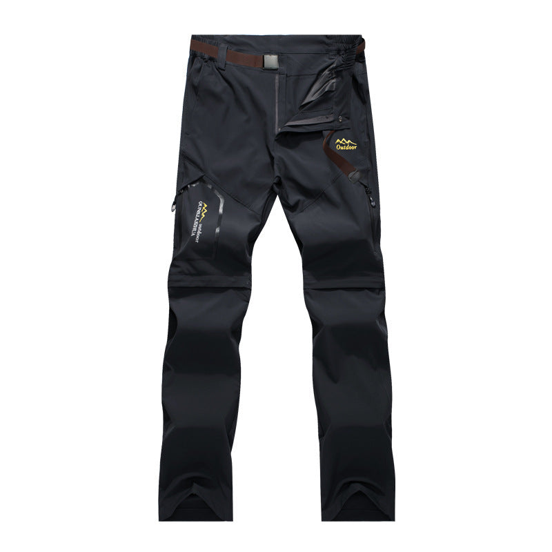 2-in-1 Zip-Off Hiking Pants, Quick-Drying & Windproof