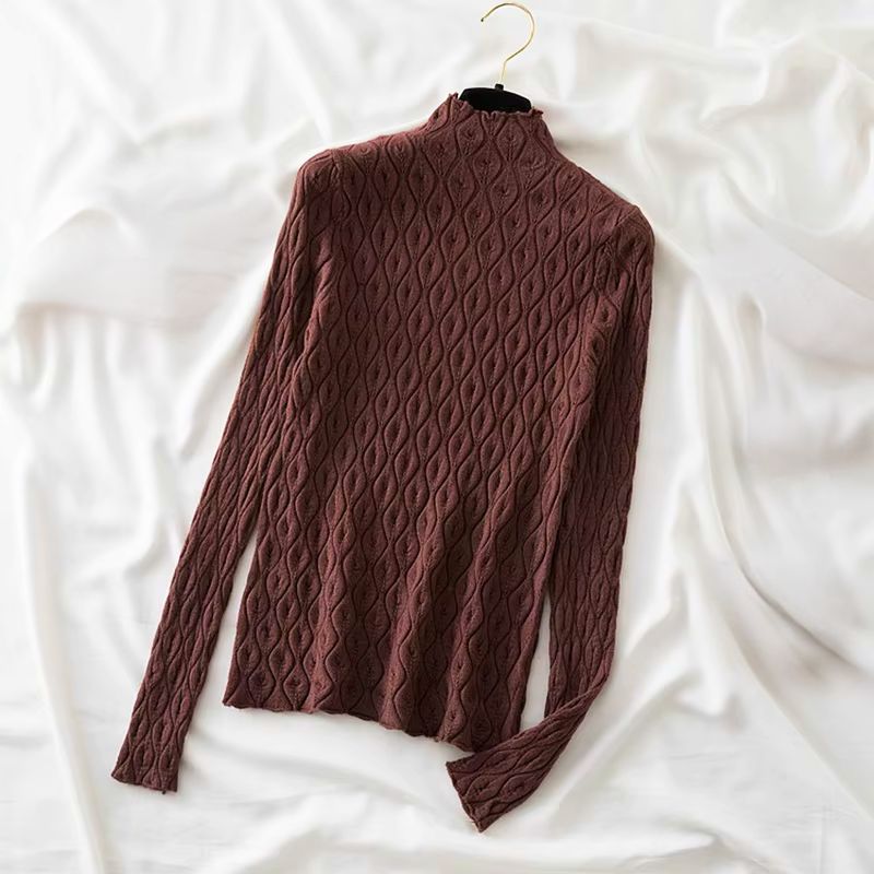Cashmere blend turtleneck sweater for women