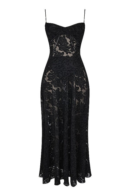 Kyndall women's maxi dress with open back