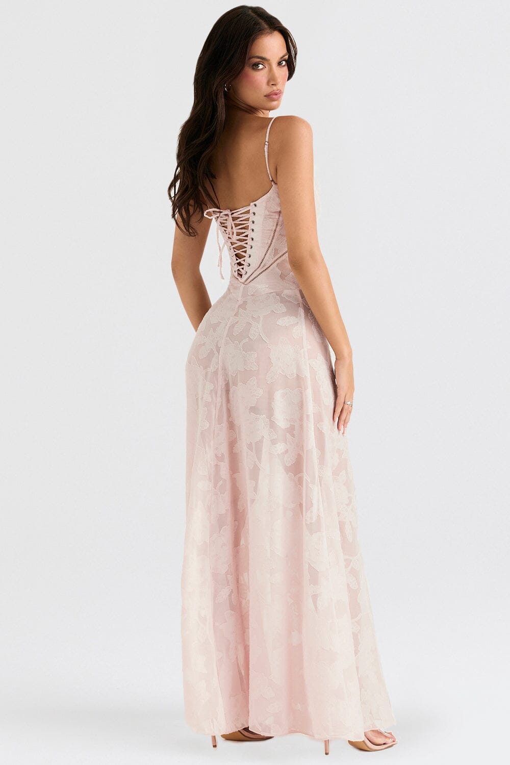 Kyndall women's maxi dress with open back