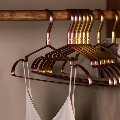 Alumero Aluminum Hangers – Non-Slip & Space-Saving