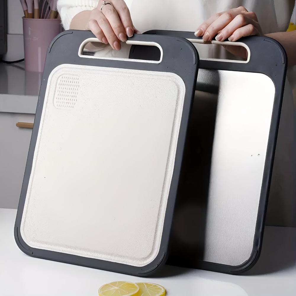 Reversible Stainless Steel Cutting Board – Hygienic, Durable & Versatile