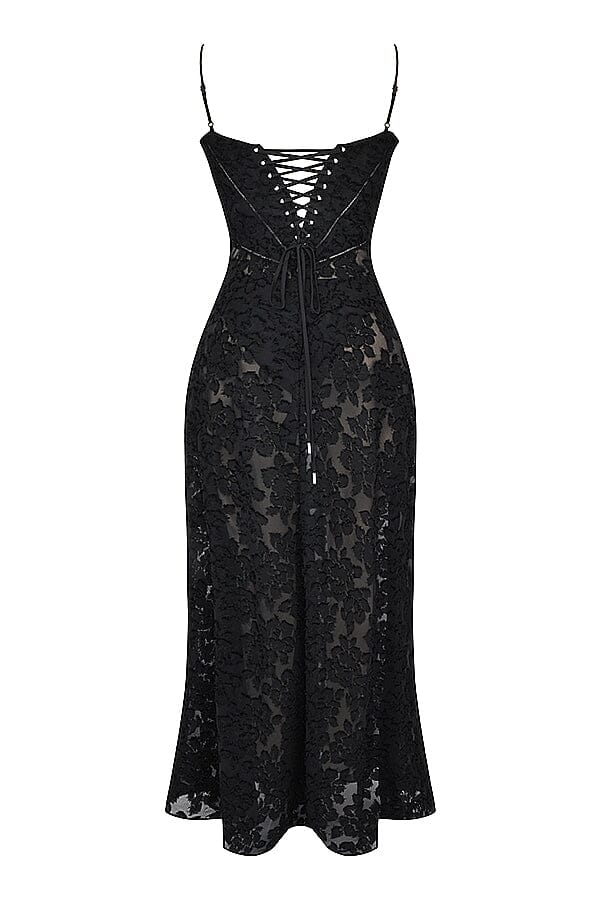Kyndall women's maxi dress with open back