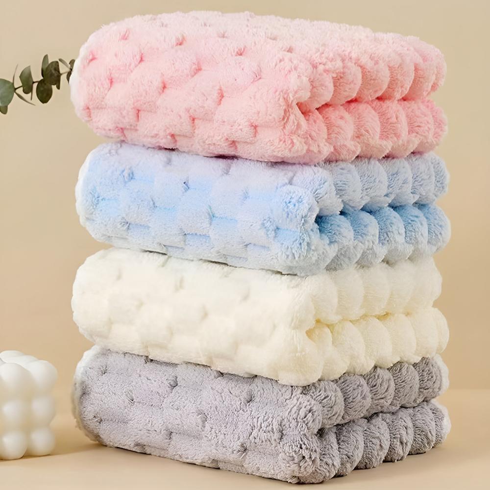 Luvoa Fleece Towel Set – Soft & Luxurious for Everyday Use