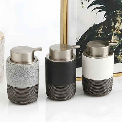 Lunara Matte Ceramic Soap Dispenser – Sleek & Modern Design for Kitchen and Bath