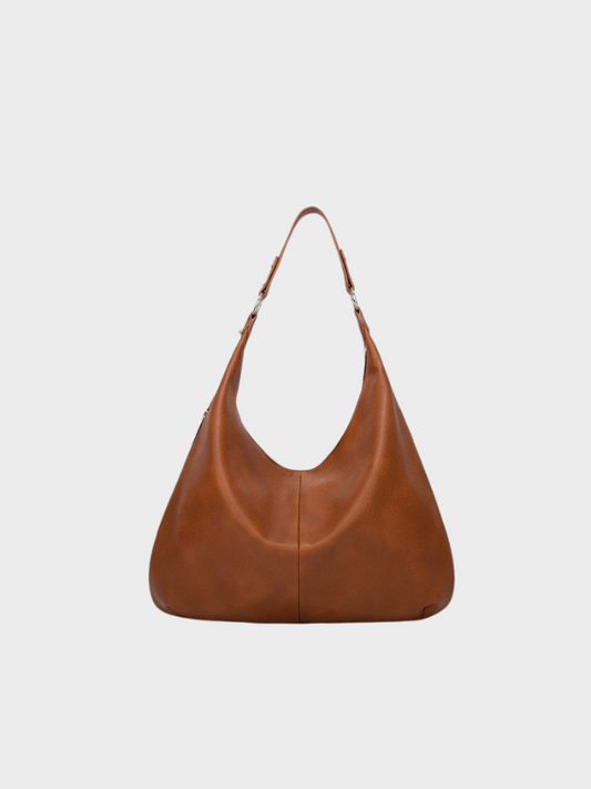 Women's handbag with classic shape and interior pockets
