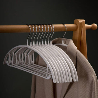Elegant Non-Slip Hangers – Set of 10 for Neat Closets
