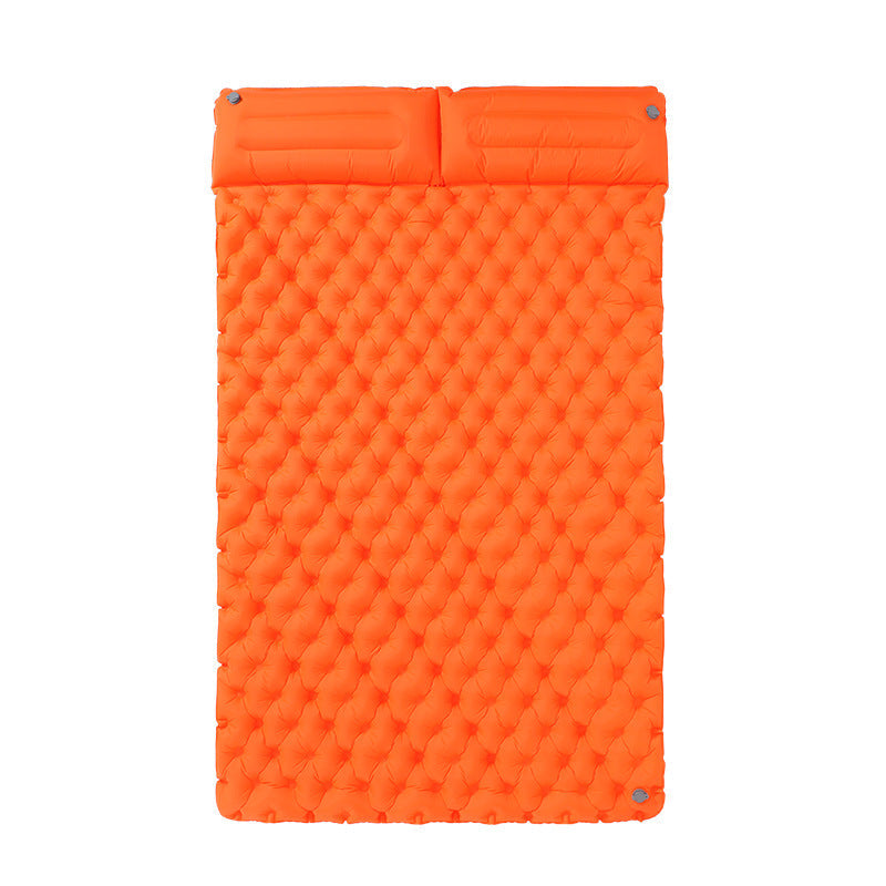 Inflatable Sleeping Pad with Pillow, Non-Slip, Compact