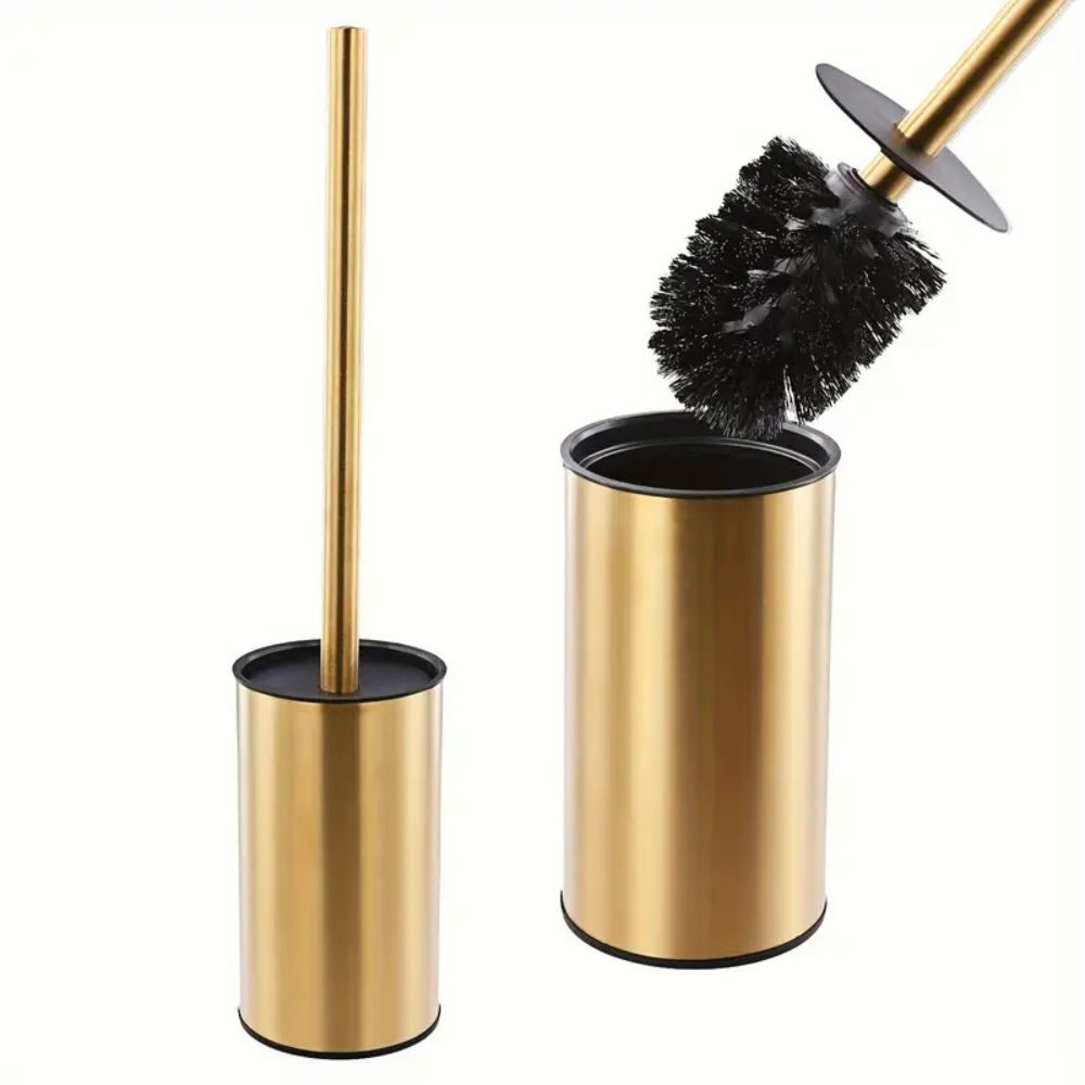 Luminara Stand Toilet Brush – Stainless Steel Design for Stylish Bathrooms