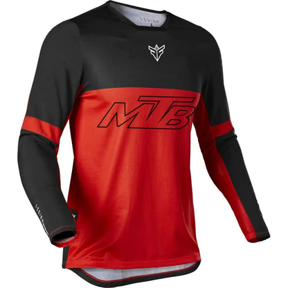 Men's Long Sleeve MTB Jersey Breathable UV Protection