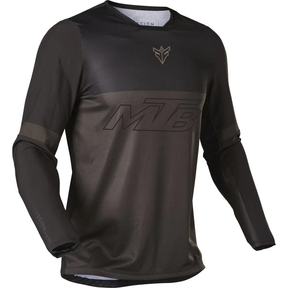 Men's Long Sleeve MTB Jersey Breathable UV Protection
