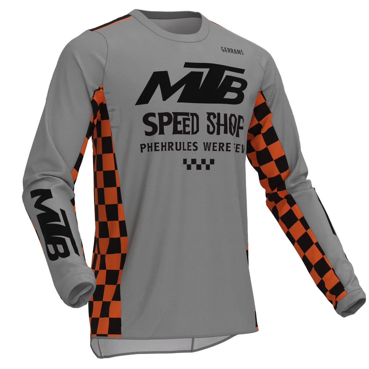 Men's Long Sleeve MTB Jersey Breathable UV Protection