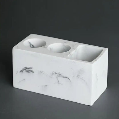 Resina Double Toothbrush Holder – Stylish & Functional