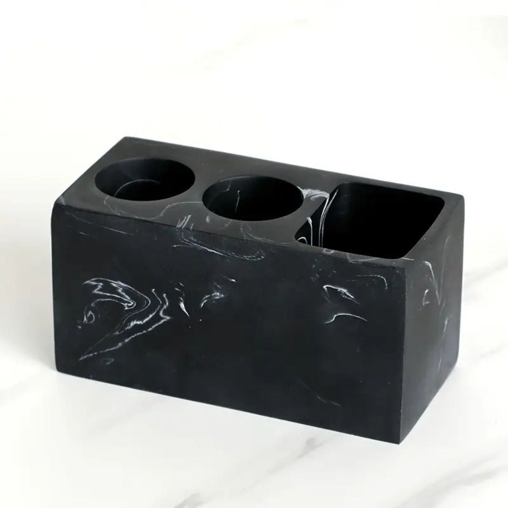 Resina Double Toothbrush Holder – Stylish & Functional
