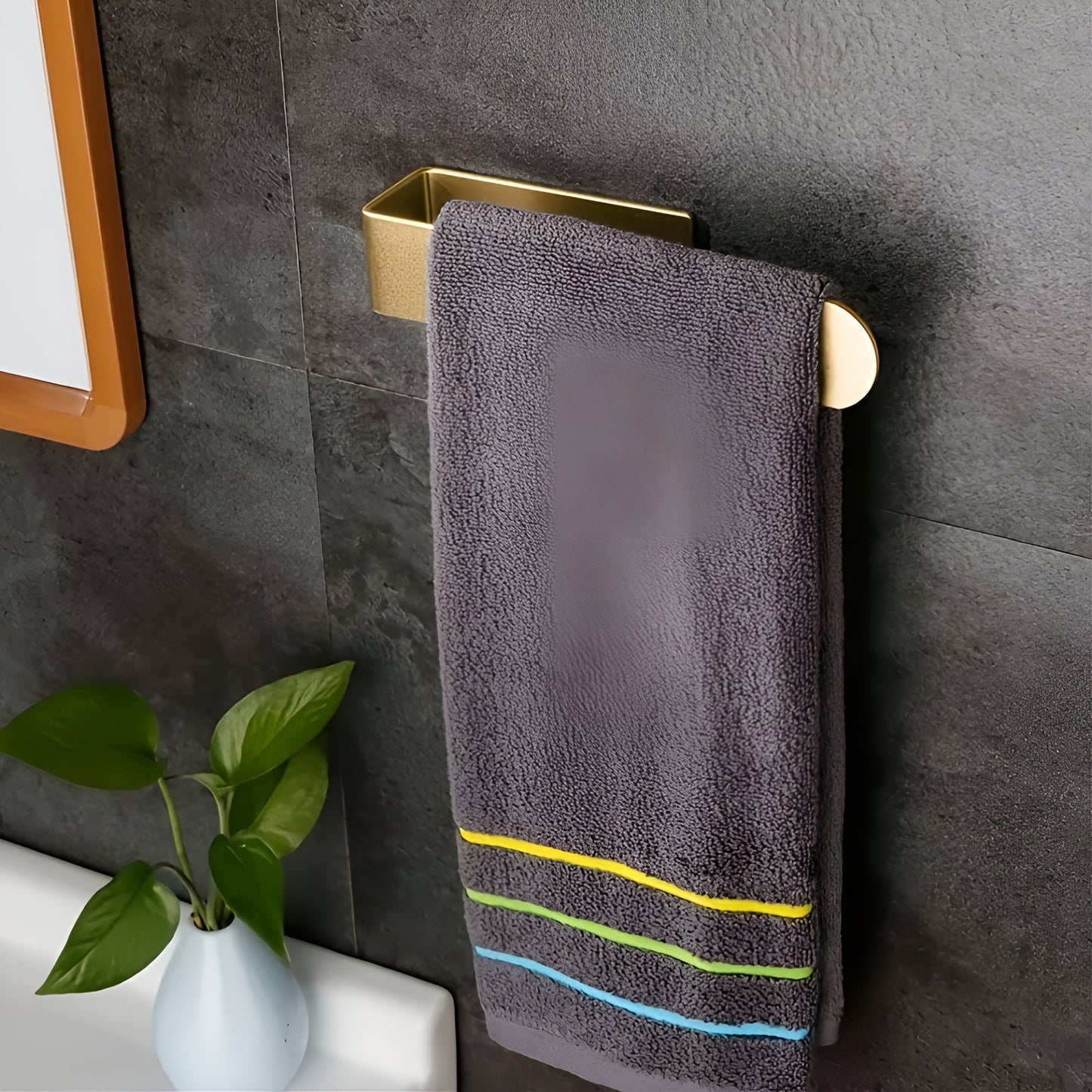 Avanti Stainless Steel Wall Towel Holder – Minimalist Design for Bath, Kitchen & Laundry Room