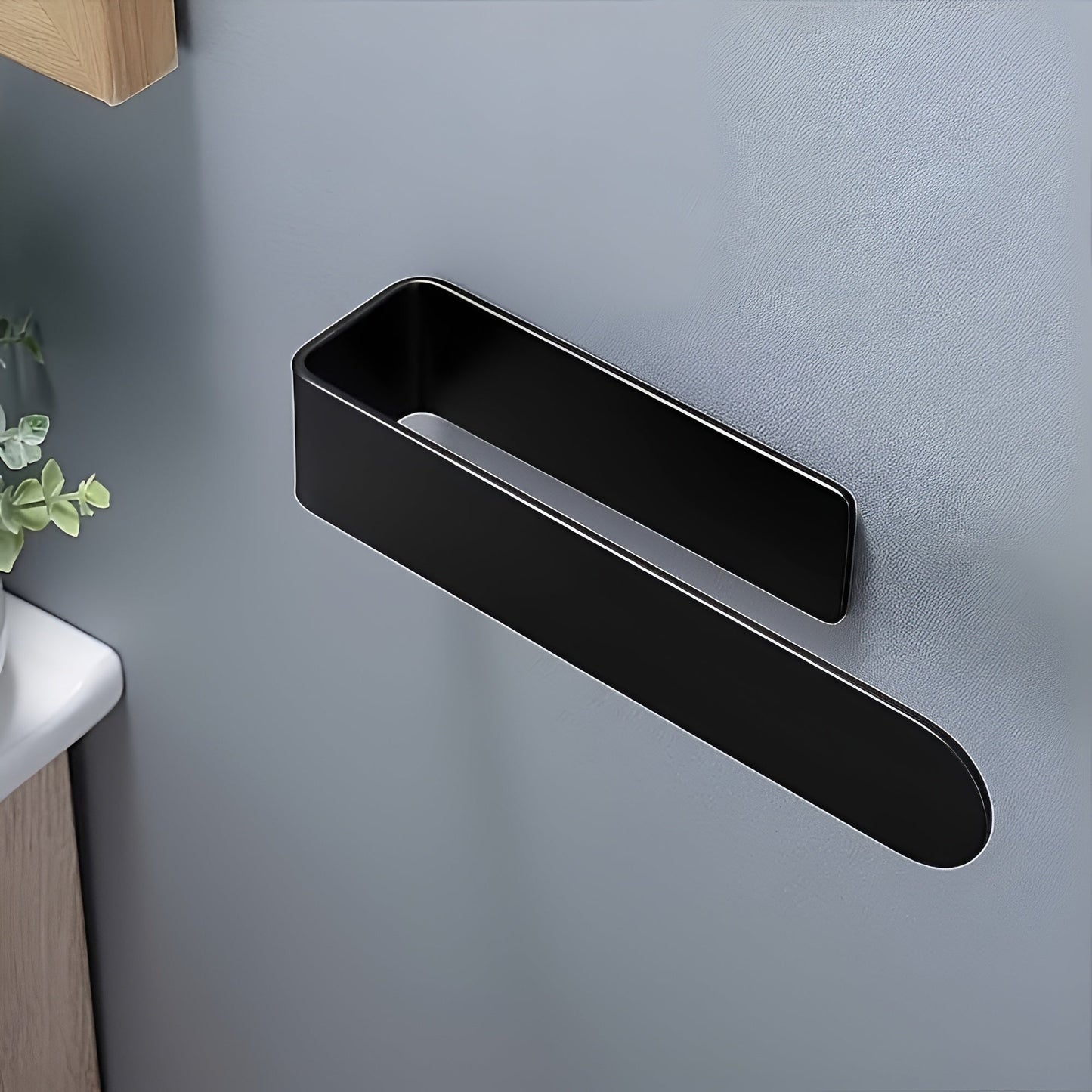 Avanti Stainless Steel Wall Towel Holder – Minimalist Design for Bath, Kitchen & Laundry Room
