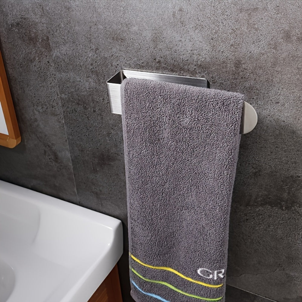 Avanti Stainless Steel Wall Towel Holder – Minimalist Design for Bath, Kitchen & Laundry Room