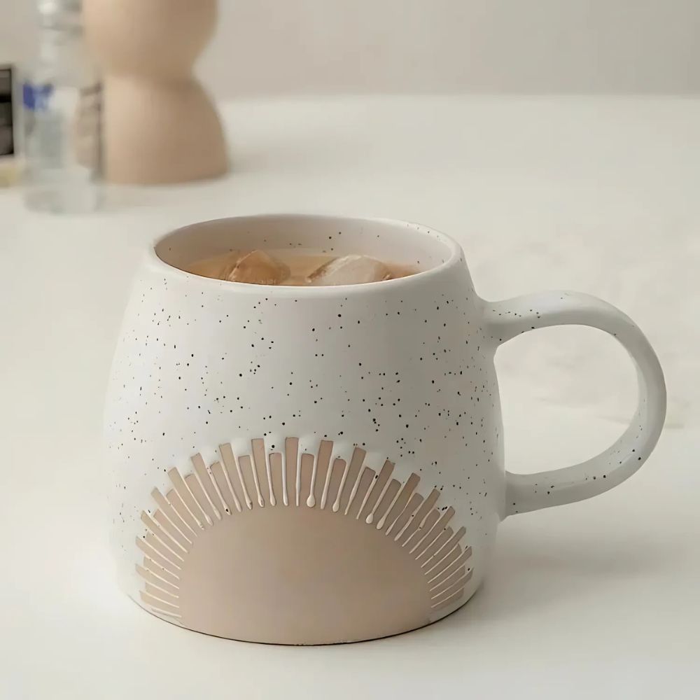 Aurora Morgenkerze Keramikbecher – Eleganz für jeden Start in den Tag