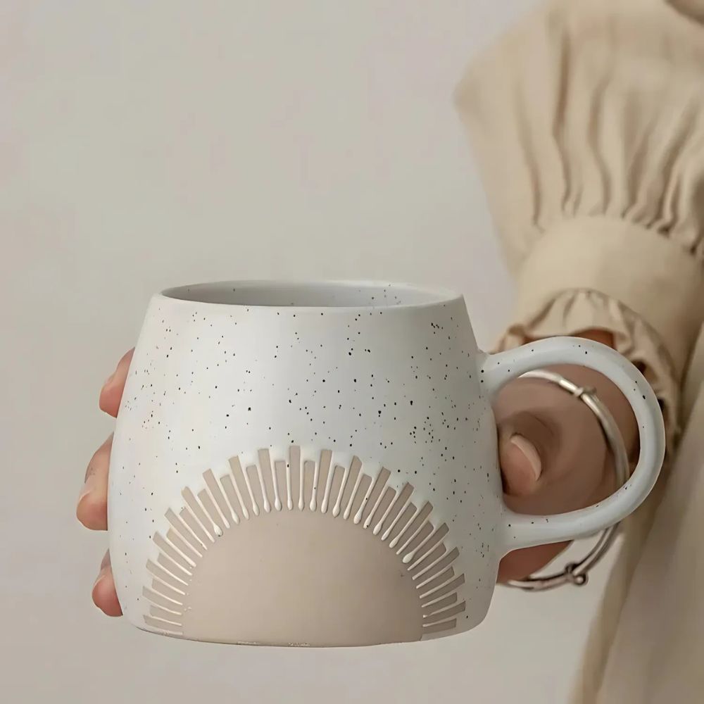 Aurora Morgenkerze Keramikbecher – Eleganz für jeden Start in den Tag