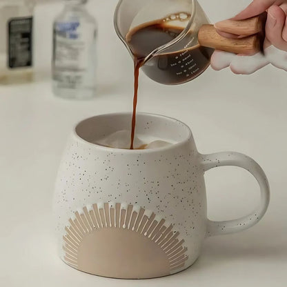 Aurora Morgenkerze Keramikbecher – Eleganz für jeden Start in den Tag