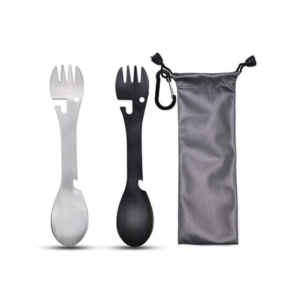 Multitool Cutlery 5-in-1 Stainless Steel Camping EDC