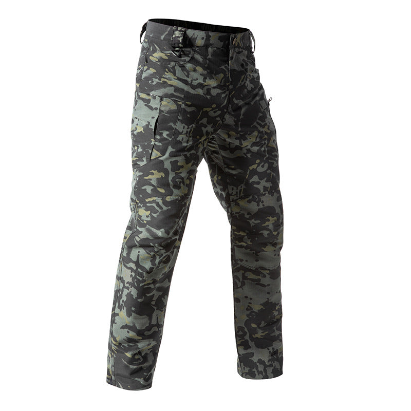 Tactical Outdoor Trousers, Water-Repellent, Multiple Pockets